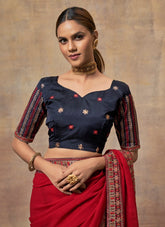 Attenuate Looking Saree in Red Colour